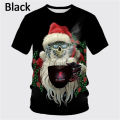 Rock Band Megadeth Unisex 3D Printed T Shirt Popular hop O-Neck Short-sleeved T-shirt Summer Men's Top Christmas Skull Tees.