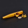 【Best value for money】 Fashion Silver Children Kids Aluminum Kazoo Flute 5 Pcs Diaphragm Harmonica Metal. 