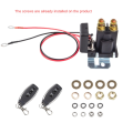 High Current Main Vehicle Battery Disconnect Switch Remote Cut-Off, Battery Isolator Kit, Voltage Sensitive Relay. 