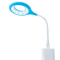 USB Computer LED Desk Lamp / Foldable Study Room Reading Lamp / Dimmable Office Lamp with USB Charging Port. 