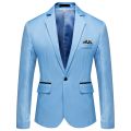 Men's Fashion Bussiness Blazer Casual Solid Color Wedding Blazer Jacket Slim Fit Suit Jacket. 