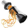 GEFU Spiralizer - Vegetable Spiral Slicer with Attachable Finger Guard - Spirelli 2.0. 