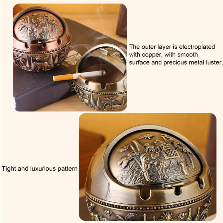 Ashtray%20Household%20Home%20Decor%20Zinc%20Alloy%20Retro%20Large%20Ash%20Holder%20with%20Lid%20for%203d%20Relief%20Pattern%20Design%20is%20Exquisite%20-%20Image%205