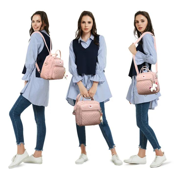 Women's%20Bag2021New%20Fashion%20One-Shoulder%20Crossbody%20Small%20Mummy%20Bag%20Multi-Back%20Method%20Baby%20Diaper%20Bag%20Multifunctional%20Mom%20Bag%20-%20Image%203