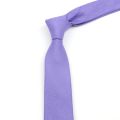 New Colorful Men's Solid Color Necktie 100% Cotton 6.5CM Skinny Pink Green Sky Blue Wedding Party Tie Gift Cravat Men Accessory.