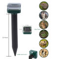 GC Ultrasonic Solar Powered Mole Repellent 4 Pack Outdoor Waterproof Gopher Snake Vole Repellent For Lawn Garden.