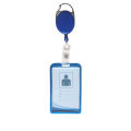 ID Card Holder with hanging Key Chain.