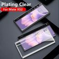 Plating Transparent TPU Case for Huawei Mate XS2 5G/Soft Silicone Clear Shockproof Back Cover.