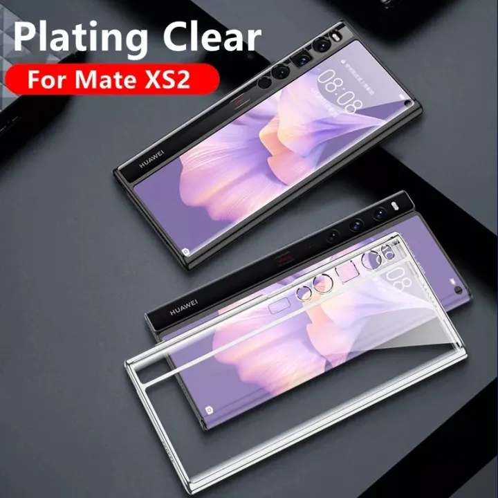 Plating%20Transparent%20TPU%20Case%20for%20Huawei%20Mate%20XS2%205G/Soft%20Silicone%20Clear%20Shockproof%20Back%20Cover%20-%20Image%202