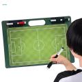 Football Marker Pen Professional Erasable Marker Gifts Coaches Clipboard Soccer Marker Board for , Strategy Plan, Training.
