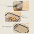 Qiunery 8 Pcs Airtight Food Storage Containers With Labels Baking Storage Set, Sealed Jar Grain Storage Box, Clear Dry Food Canisters For Kitchen, Pantry, Restaurant. 