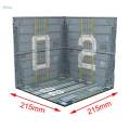 1/12 Scale Backdrop Show Display Organizer Collection Diorama for Action Figures. 