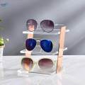 Acrylic Riser Stand Sunglass Holder Display 4 Steps Decoration Stair Step Display Rack Table Display Stand Cosmetics Sunglasses Display Rack. 