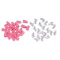 40 Pcs Soft Nail Caps for Cat Pet Claw Control Paws Off + Adhesive Glue - 20 Pcs M & 20 Pcs S.