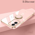 New Phone Case For VIVO Y17S Cover Soft 6D Electroplating Antioxidant Ring Bracket Attraction for VIVO Y17S Case.