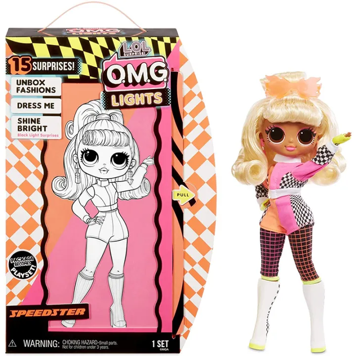 LOL Surprise Dolls Lights Dazzle Fashion Doll Action Figure Surprise Doll Kids Girls Christmas Birthday Gifts Superman