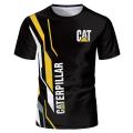 2022 Summer Caterpillar 3dt T Shirt Men's Avatar 3D Print Shirt Black Fashion Short Sleeve Casual Top. 