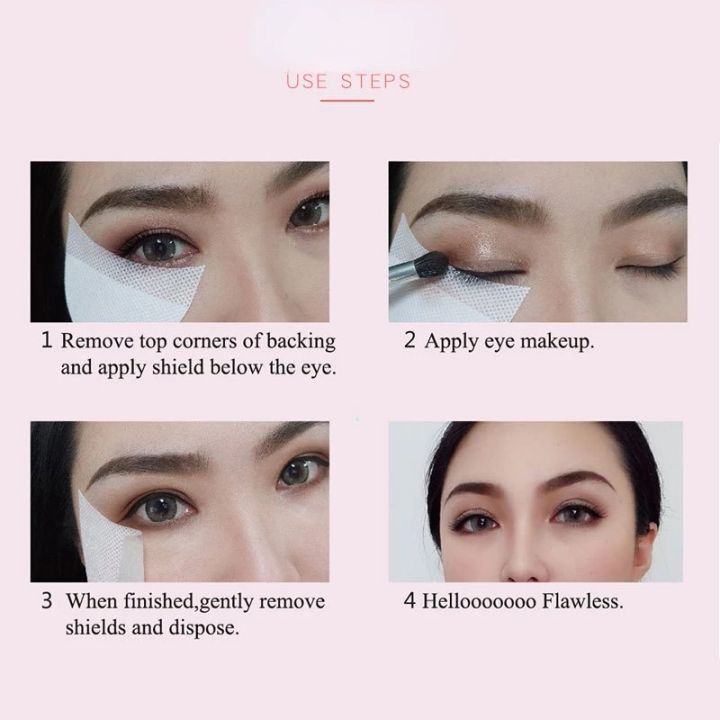 20/30/50pcs%20Disposable%20Eyeshadow%20Stencils%20Lint%20Free%20Under%20Eye%20Eyeshadow%20Gel%20Pad%20Sticker%20Removal%20Patches%20Sticker%20Eye%20Makeup%20Tools%20-%20Image%205