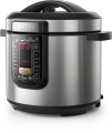 Philips Multicooker HD2237 Viva Collection All-in-One – ProCeramic+ Pot, 6L Capacity, 1300W, 7 Pressure Cooking Modes, Slow Cook, Saute/Sear, Multi-Cook Programs, Automatic Keep Warm for 12 Hours.