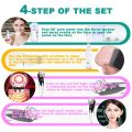 Ultrasonic Skin Scrubber Pore Cleaner 2+4 Kit Facial Ion Shovel Deep Face Cleaning Sonic Peeling Device Kit Blackhead Remover. 
