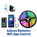 RGB LED Light Strip Smart WIFI/Voice/Bluetooth/APP/Remote Control SMD5050 30leds/m USB DC5V Bedroom Game Room Ambient Decor Lamp. 