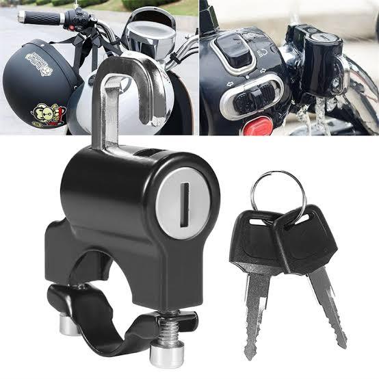 Theft Security Helmet Lock for Motorcycle ATV