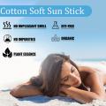 tive CProtecturiziSunsercreen nscree 19g Cotton Soft Sunscreen Stick SPF 50+For Face Sun Sunsve Skin Moisng UV ream Care. 