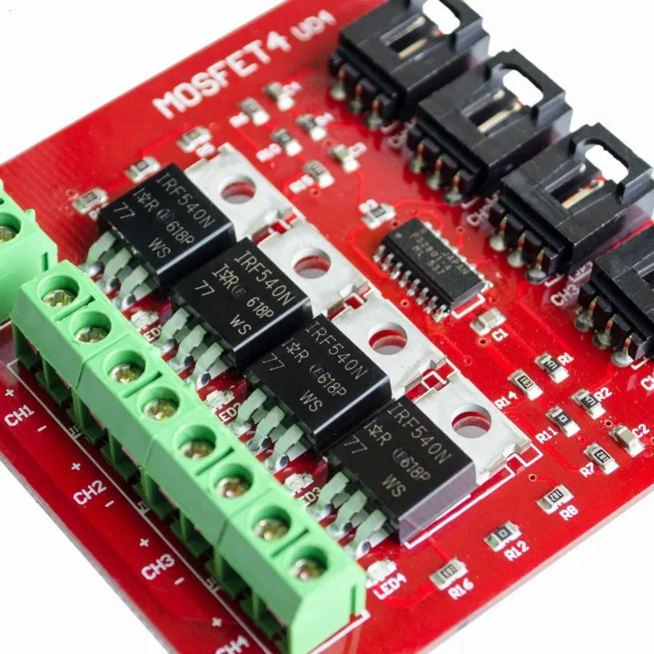 Mos Fet Switch Module Arduino Wiring Fashions Four Channel 4 Route MOSFET Button IRF540 2025 New V4.0 ...