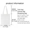 Funny Honk Untitled Shoulder Bag Goose Game Meme Duck Cute Cartoon Animal Canvas Tote Bags Harajuku Shopping Shopper Handbags. 