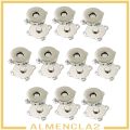 [ALMENCLA2] 10 Set Sew on Magnetic Snap Clasps Fastener DIY Purse Handbag Leather Craft. 