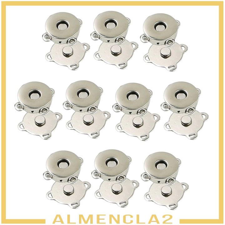 %5BALMENCLA2%5D%2010%20Set%20Sew%20on%20Magnetic%20Snap%20Clasps%20Fastener%20DIY%20Purse%20Handbag%20Leather%20Craft%20-%20Image%204