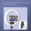 18 Inch UltraThin Ring Light LED Selfie Video Lamp With Tripod Stand Phone Clip For YouTube Live Light Photo Photography Studio. 