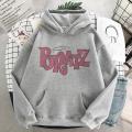 Bratz Letter Printed Plus Size Hooded Sweatshirt Men Women Hoodie Hip Hop Long Sleeve Streetwear Unisex Comfortable Clothes Tops. 