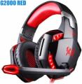KOTION EACH G2000 LED Light Gaming Headset with Noise Cancelling Mic and 3D Surround Sound for PC, PS4, USB Connectivity - Black. 