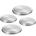4Pcs Stainless Steel Hob Covers Stove Plate Top Cooker Protector Kit Set Utensils 17/21CM Kitchen Accessories.