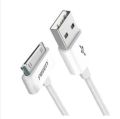 USB Cable for iPhone 4 4s iPad 2 3 iPod 30 Pin Metal Plug Charger Sync Cable for iPhone 4 4S Charging Download Data Cable.