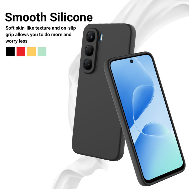 Infinix%20Hot%2060%20Pro%20Plus%20Silicone%20Matte%20Flexible%20Soft%20Phone%20Case%20-%20Black%20-%20Phone%20Back%20Cover%20-%20Image%204