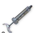 Nylon Syringe for Veterinary Use with 12 pis Niddle. 