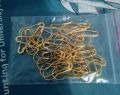 100 Pieces Golden Colour Metal Hijab Safety Pin ( Small Size )  For Women. 