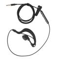 2X 3.5mm Single In-Ear Only Mono Earphone Earbud Headphone w/ Mic for Phone for Samsung.