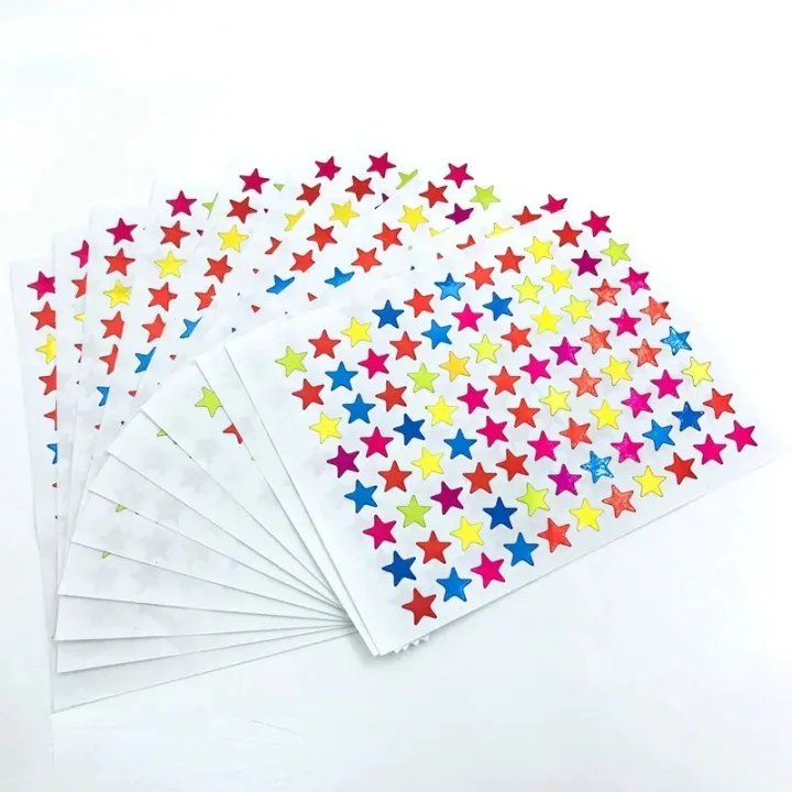 10%20Sheets/Pack%20Of%20Children'S%20Gold-Plated%20Award%20Glitter%20Stickers%20Mother%20Teacher%20Praise%20Label%20Award%20Five-Pointed%20Star%20Love%20Sticker%20-%20Image%204