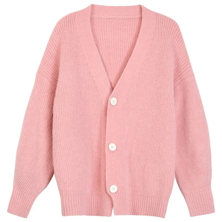 Early%20autumn%202023%20New%20Pink%20Knitted%20Sweater%20for%20Women%20Loose%20Outer%20Wear%20Idle%20Style%20Cardigan%20Coat%20Western%20Style%20-%20Image%205