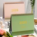 Spiral 2025 Desk Calendar Standing Flip Table Desktop Calendar Schedule Daily Monthly Agenda Organizer Gifts.