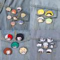 38 Styles of Cartoon Anime Character Avatar Brooches Game Series Character Lapel Pin Gift for Friends Clothing Accessories Jewelry. 