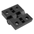 2pcs 63mm x 50mm Cabinet Plastic Hinge Door Hinges Hinge Black. 