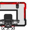Basketball Hoop, Door Room Basketball Hoop Accessories Sports Game with Pump Basketball Toys, over The Door Mini Hoop for Indoor, Boys Girls.
