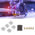 3D Printer Nozzle Kit, Professional 15Pcs 3D Printer Heating Block Kit Practical for Replacement.