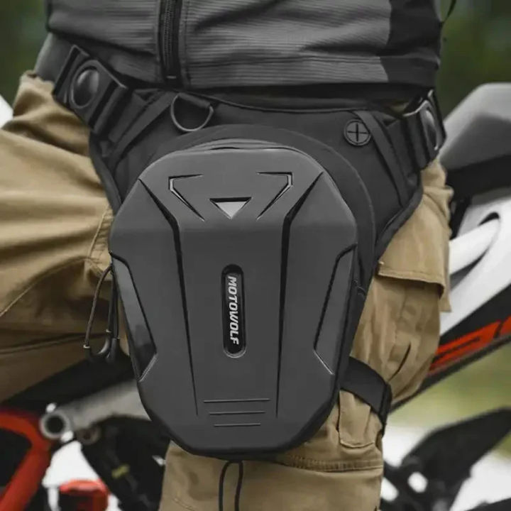MOTOWOLF%20Motorcycle%20Leg%20Side%20Bag%20for%20Men%20-%20EVA%20Hard%20Shell%20Tactical%20Waist%20Pack%20%7C%20Waterproof%20Oxford%20Fabric%20Drop%20Leg%20Fanny%20Pack%20%7C%20Adjustable%20Thigh%20Strap%20(33x27x12%20cm)%20for%20Cycling,%20Riding%20&%20Outdoor%20Sports%20-%20Image%204