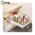 Qiunery Pull Out Cabinet Organizer, Pull Out Organizer With Nano Adhesive, Slide Out Pantry Shelves, Kitchen Cabinet Pull Out Shelves For Bathroom, Office. 
