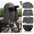 Sun Protection Cap for Man Camping Hat Baseball Face Neck Cover Sun Outdoor Sport Hiking Fishing Hats. 
